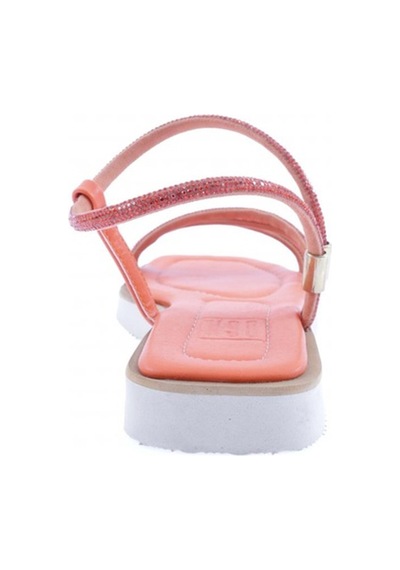 Dgn 536-23y Kadin Sirali Silver Taşli Sandalet 536-2261-R1321 Oranj