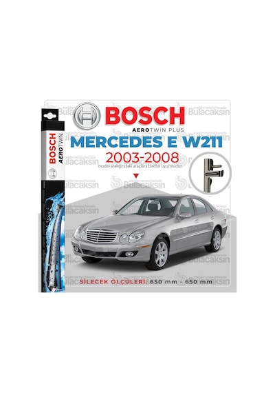 Mercedes E W211 Muz Silecek Takımı 2003-2008 Bosch Aerotwin