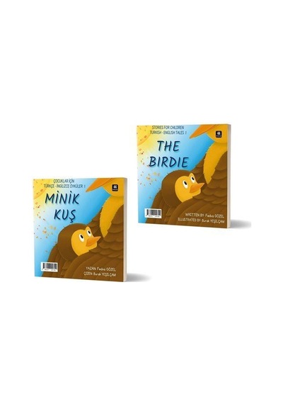 Minik Kuş -the Birdie Çevirmeli Kitap Türkçe İngilizce-renkli...