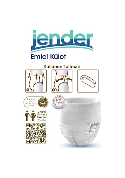 Emici Külotlu Yetişkin Hasta Bezi Large 90 Adet L