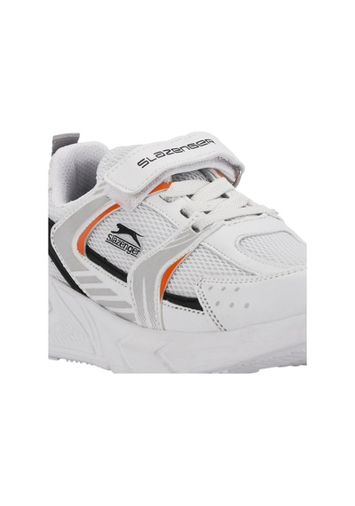 Slazenger KENDALL Çocuk Cırt Cırtlı Beyaz / Turuncu Günlük Spor Ayakkabısı