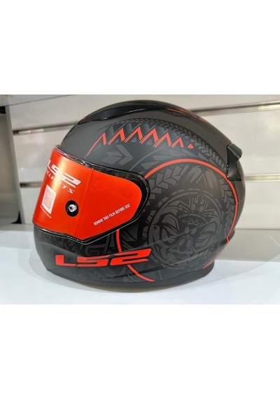 Ls2 Rapid Takaroa Kask Kırmızı Mat Siyah