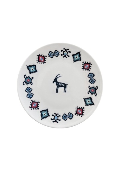 Porser Porselen Hitit Pasta Tabağı Takımı 21cm 6 Parça Tvl6pstprs1234 Çok Renkli
