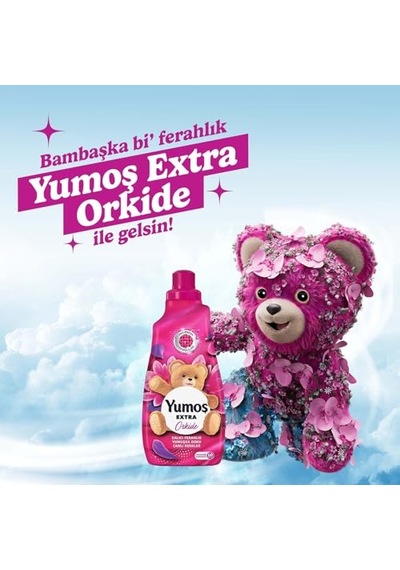 Extra Konsantre Çamaşır Yumuşatıcısı Orkide 1440 Ml 10'lu Set