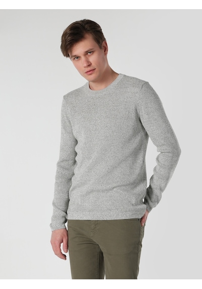 Colin's Slim Fit Yeşil Erkek Triko Kazak CL1061674_Q1.V1_KHA