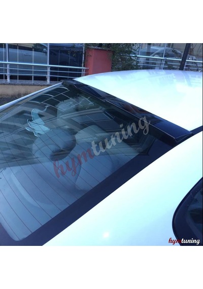 Honda Civic Fb7 Cam Üstü Spoiler. Yarasa Cam Üstü. Parlak Siyah
