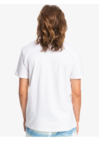 Quiksilver Comp Logo SS Erkek T-Shirt-23049 Beyaz