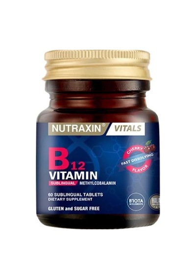 Nutraxin B12 Vitamin 1000 Mcg 60 Tablet Takviye Edici Gıda Sku: Smg8690010385147