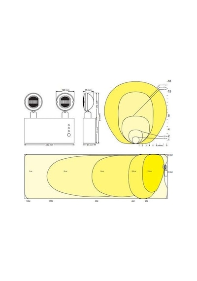 Arsel Versalite Led Vsl226/1 Acil Aydınlatma Armatürü Kesintide 60 Dak. Yanan 2x1000 Lümen Diğer