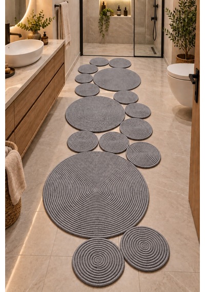 Bohem Asimetrik Jüt El Yapımı Yuvarlak Detaylı Jüt Hasır Görünümlü Dekoratif Kilim, Organik Form Modern Banyo Mutfak Koridor Halı Kilim Paspas Doğal Tasarım Gri 934606952 Gri Bohem Asimetrik Jüt El Yapımı Yuvarlak Detaylı Jüt Hasır Görünümlü Dekoratif Kilim, Organik Form Modern Banyo Mutfak Koridor Halı Kilim Paspas Doğal Tasarım Gri 934606952 Gri