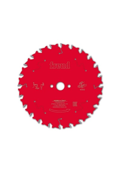 Ahşap Kesim Daire Testere Bıçağı, 160x2,4x16 Z24, Fr06w001h