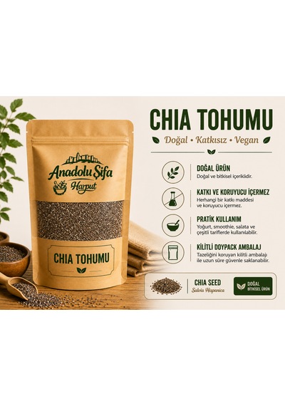 Anadolu Şifa Harput Chia Tohumu 100 Gr Doğal Ve Katkısız Chia Tohumu