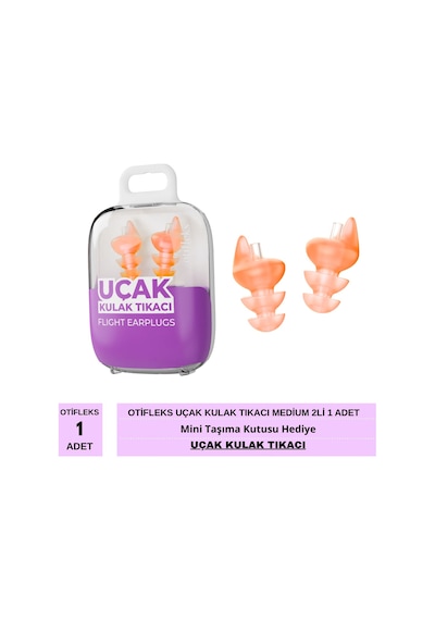 Otifleks Flier Uçuş Kulak Tıkacı - Medium