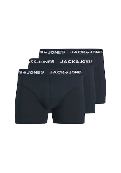 Jack & Jones 12304175 Jactony Solid Boxer 3 Lü Lacivert