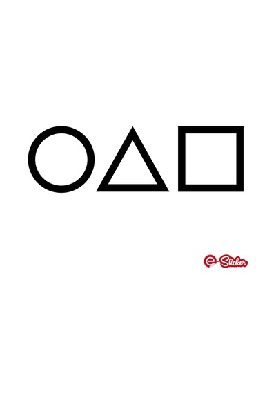 Squid Game Sticker Oto Araba Cam Sticker