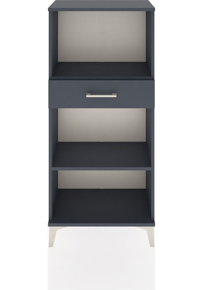 Hyperion Dolap 2 Raflı Tek Çekmeceli 60x44x134 Antrasit-antrasit Antrasit