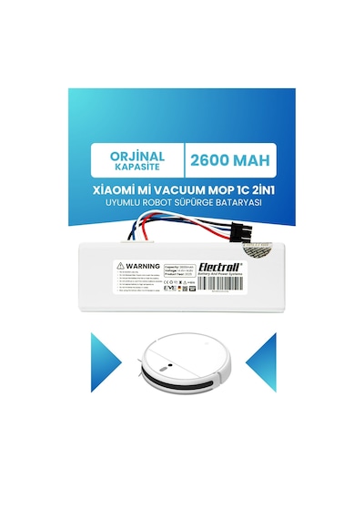 Xiaomi 1c Kapasite 2600mah Robot Süpürge Bataryası