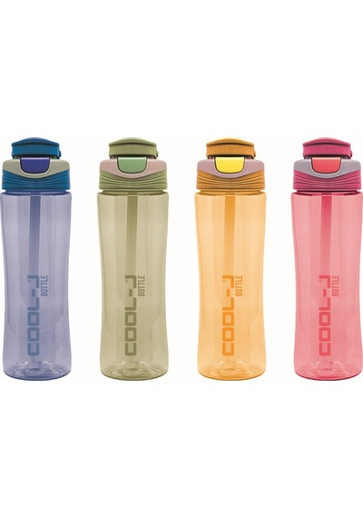 Gıpta Matara 600 Ml Pipetli Trıtan 4 Renk Mıx K758200 - 1 Adet