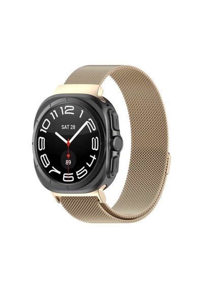 Samsung Uyumlu Galaxy Watch 7 Ultra 47mm Kordon Milano Loop Metal Kordon