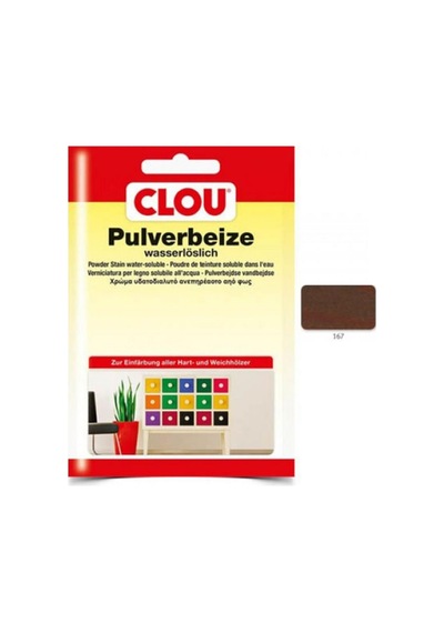 Suda Çözülen Oksit Toz Ahşap Boyasıclou Oksit Toz Boya Nr:167 Orta Ceviz 5gr-5165