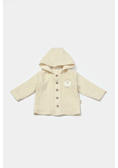 BabyCosy Organik Kapüşonlu Ceket & Pantolon Set Csym7033 001