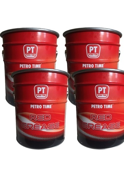 Petro Time Kalsiyumlu Suya Dayanıklı Kırmızı Gres 4 x 1 KG