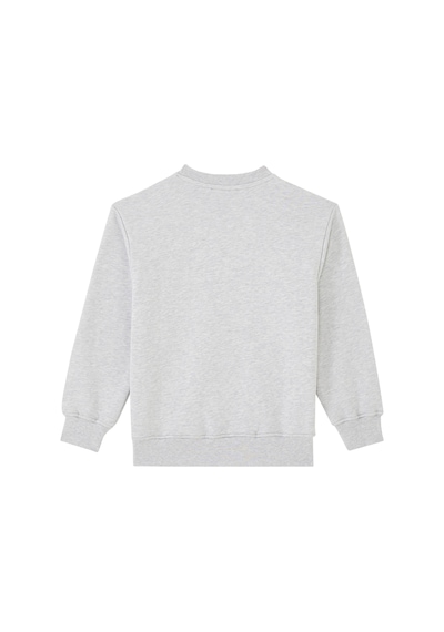 Msgm Çocuklar Için Logo Nakışlı Sweatshirt Gri