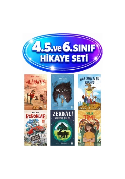 4.5 Ve 6. Sınıf 6 Kitap Set Ali Nazik Linç Çıkmazı Mükemmeller Kulübü İyilik Timi