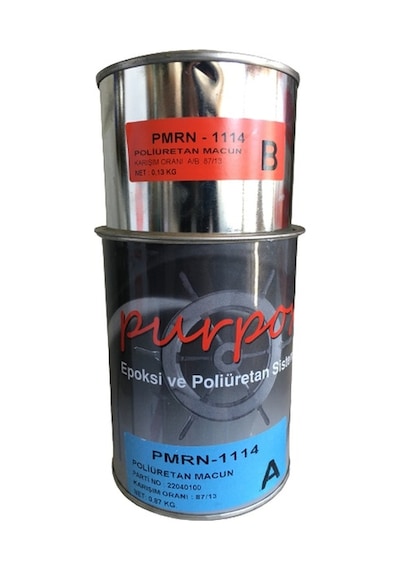 Purpox Marine PU 114 A Tekne Macunu Takım 1000 G