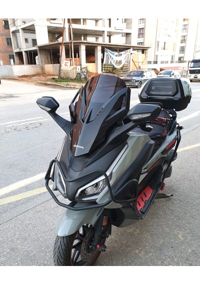 Motocam Honda Forza 250 Ön Cam 2021-2026 Model 47cm Siyah Renkli 4mm İade Yoktur
