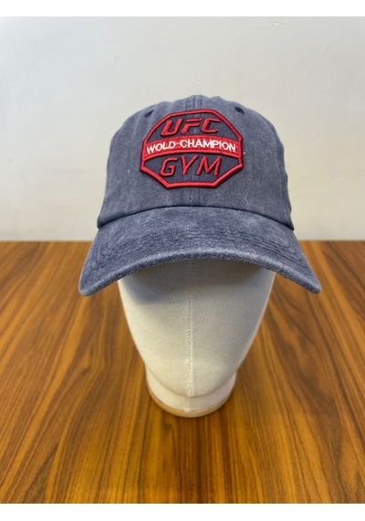 Hamze Vintage Eskitme Yıkamalı Model Nakışlı Unisex Cap Şapka Indigo