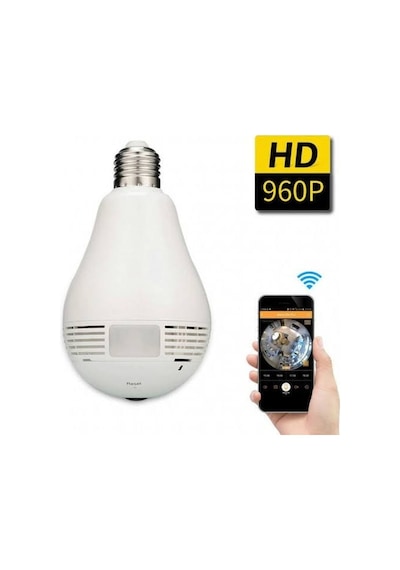 Ip Kamera 360 Derece Balıkgözü Panoramik Wifi P2P Ağ Ip Kamera