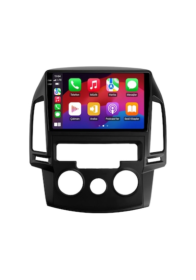 Hyundai İ30 Android Multimedya 2008-2011 Manuel Carplay Android Auto Navigasyon 6gb Ram 64gb 9"