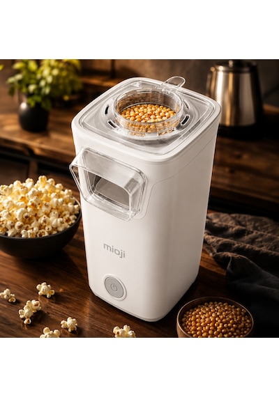 Mioji POPX1 1100 W Yağsız Kompakt Mısır Patlatma Makinesi