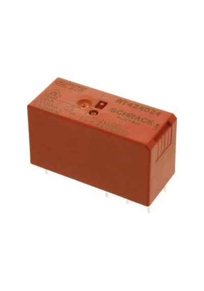 Schrack Rt424024 Röle, 2 Kontak 8a 24v Dc Pcb - 1 Adet