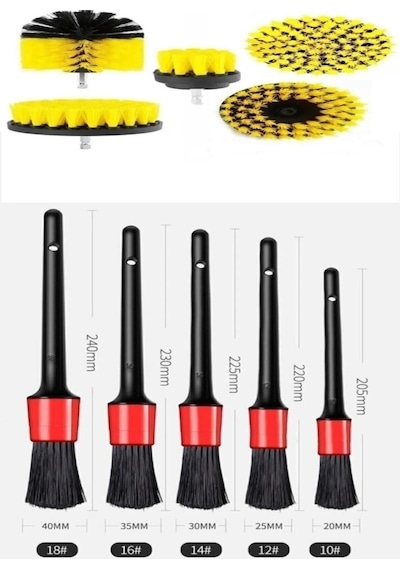 İsgstore 9 Parça Araç Iç Ve Dış Matkap Ucu Uyumlu Detaylı Bakım Fırça Temizleme Seti Toplam 9 Parça Ürün. İsgstore 9 Parça Araç Iç Ve Dış Matkap Ucu Uyumlu Detaylı Bakım Fırça Temizleme Seti Toplam 9 Parça Ürün.
