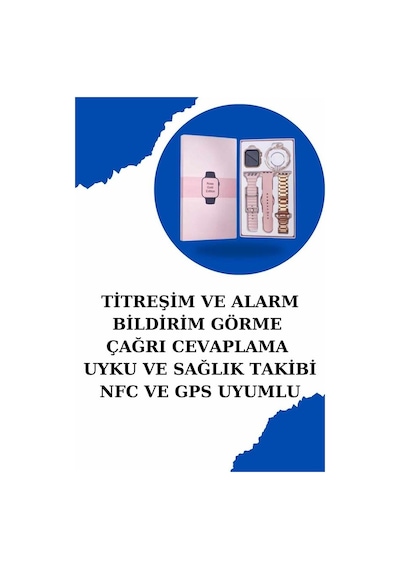 Kadınlar İçin Dokunmatik Ekran Akıllı Saat Ve Gamer Kablosuz Bluetooth Kulaklık Anc Özelliği - 5000