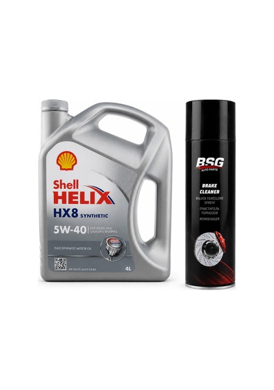 Shell Helix Hx8 Motor Yağı 5w-40 4 Litre + Balata Spreyi 500 ML