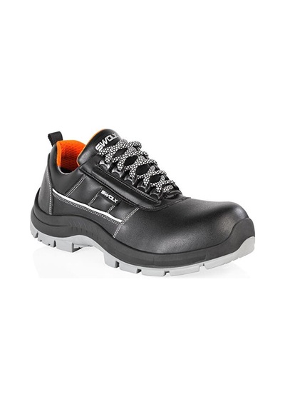 Swolx Kevlar Ara Taban %100 Cilt Deri Unisex İş Güvenliği Ayakkabısı Clas-x50-s3 Siyah Siyah