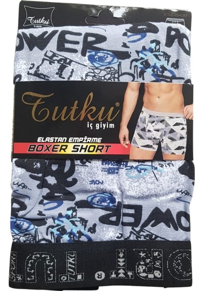 Tutku Erkek Elas Emp Spor Boxer 6'lı Kombin Kombin
