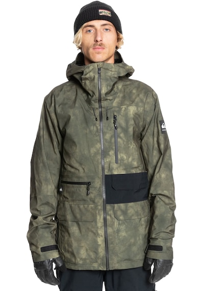 Quiksilver Black Alder Stretch Goretex Jk Haki