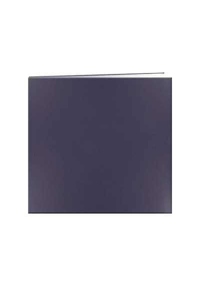 Mb-10 Post Bound Suni Deri Kapaklı Hatıra Kitabı, 30.5x30.5 Cm, Mavi