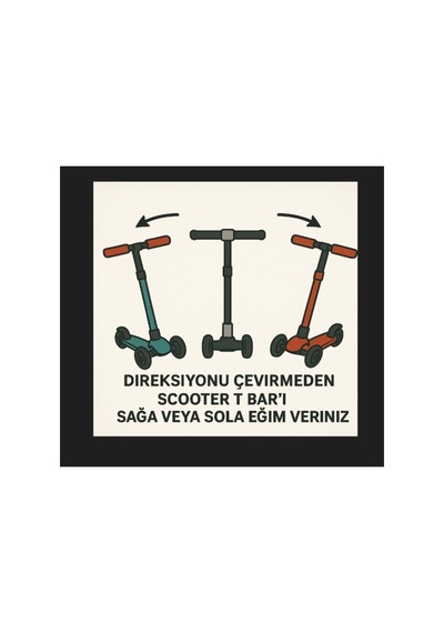Scooter Pro Katlanabilir 3tekerli Led Işıklı 3kademeli Direksiyon 50kğ Taşıma Kapasiteli 3+yaş Mor