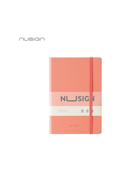 Nusign Deri Kapaklı Defter, Pembe