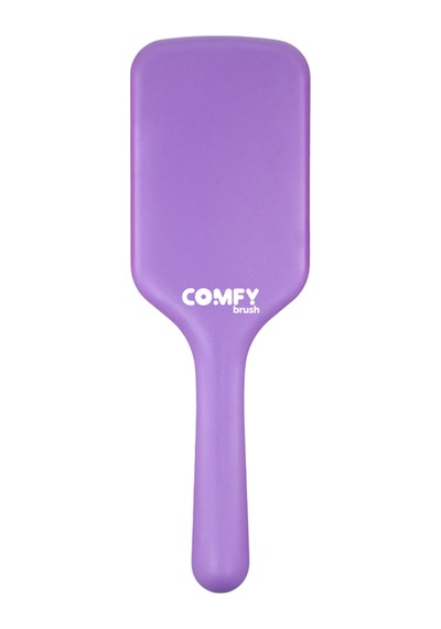 Comfy Brush Saç Fırçası - Esnek, Geniş Yüzeyli Düğüm Açıcı Lila