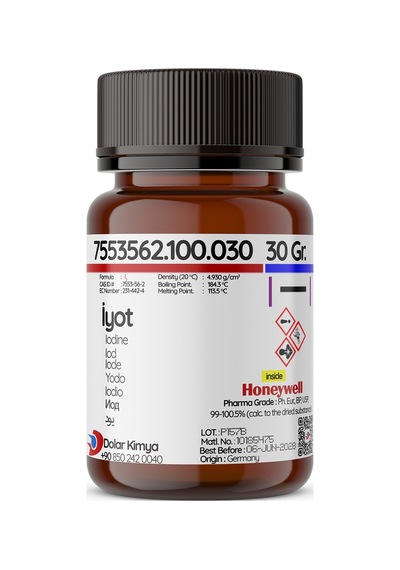 Dolar Kimya İyot Kristal Form, Pure Iodine 30 G