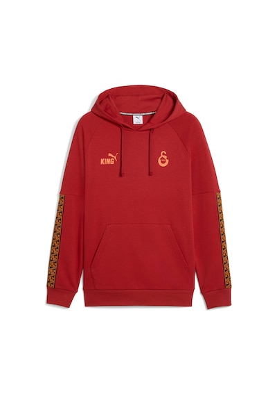Puma Galatasaray Kıng Erkek Kapüşonlu Sweatshırt 782935 01 Kırmızı