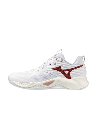 Mizuno Wave Momentum Pro Kadın Voleybol Ayakkabısı Beyaz / Kırmızı Çok Renkli