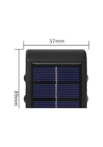6 Ledli Solar Güneş Enerjili Aplik Led, Dekoratif Duvar Monteli Gün Işığı Led 5580 Diğer