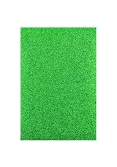 Özkan Fon Kartonu Simli 50x70 Yeşil